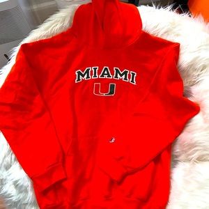University Of Miami Champion Hoodie